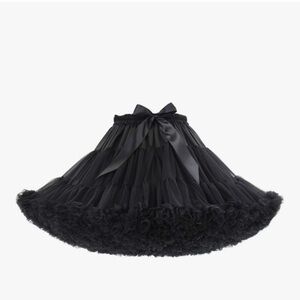 Women's Elastic Waist Chiffon Petticoat Puffy Tutu Tulle Skirt OS, New